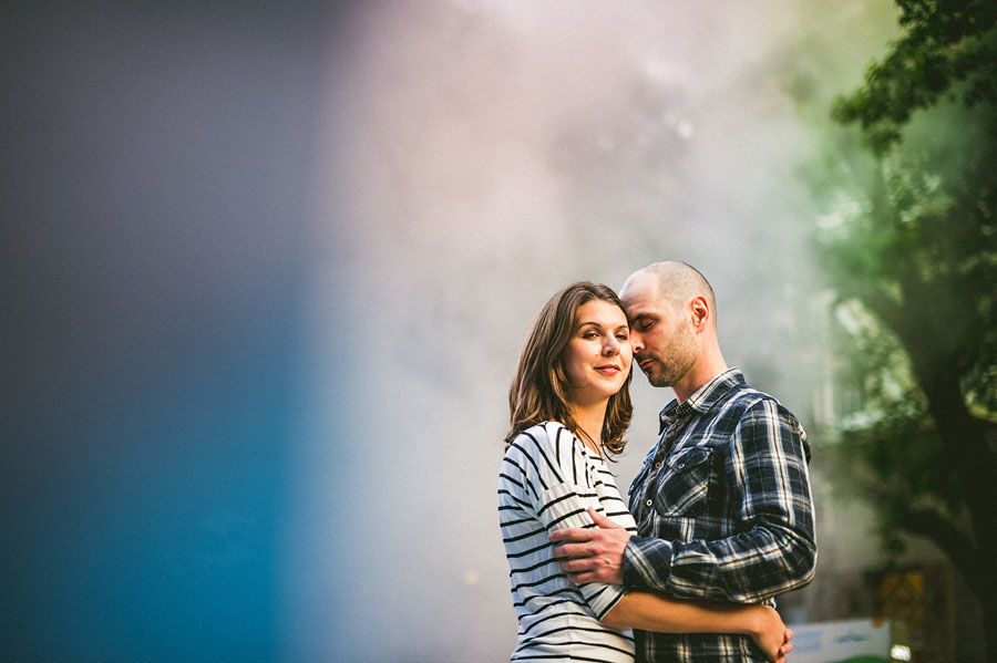 streets of new york city engagement session