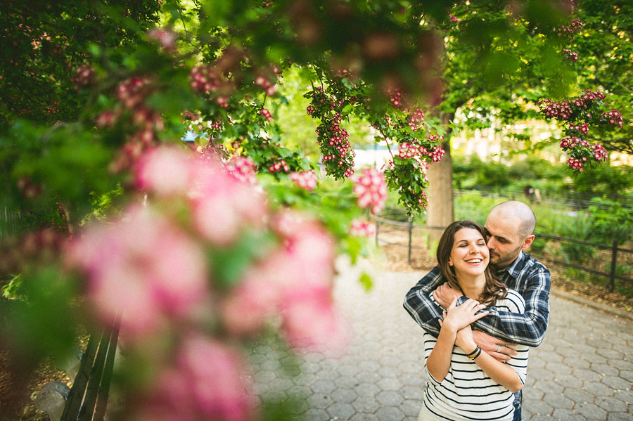 colorful engagement session
