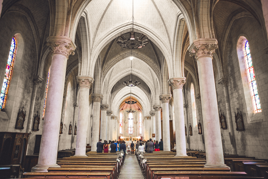 inside church