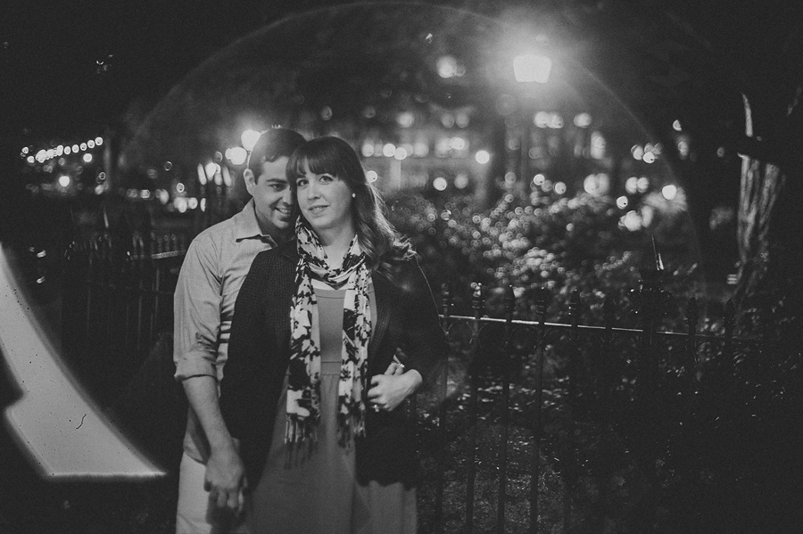 black and white freelensed photo