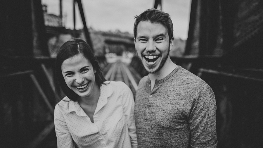 engagement session funny candid