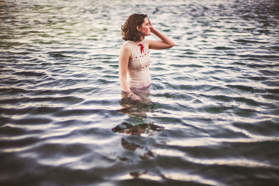 girl in water during epic workshop australia