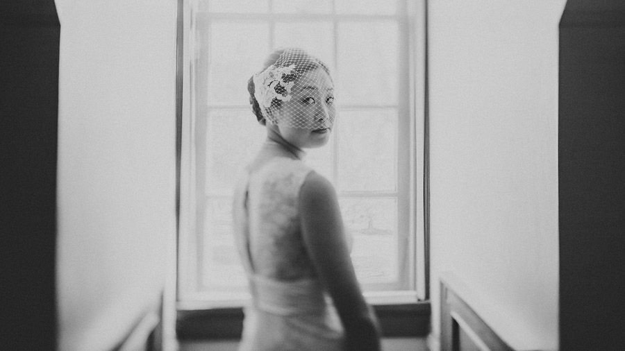 creative portrait of a bride