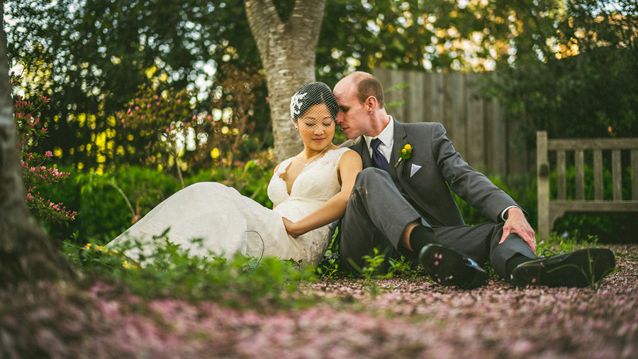 bride and groom relaxed candid moment