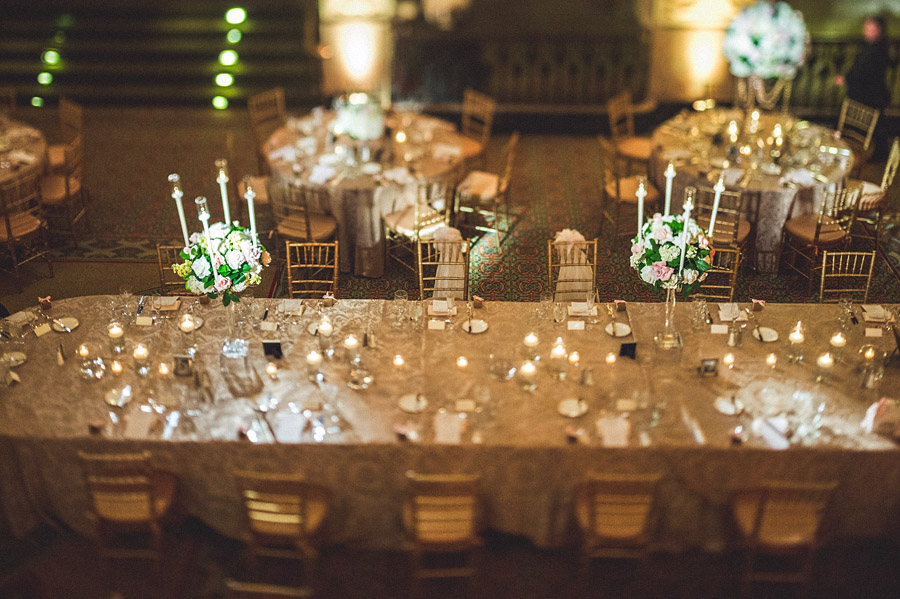 tables from reception at mayflower hotel