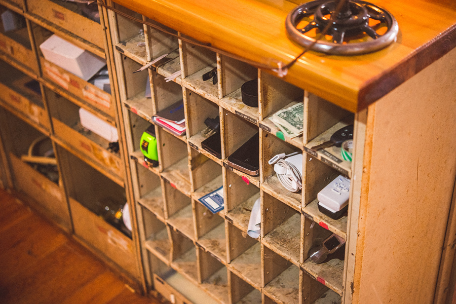 back of po box desk