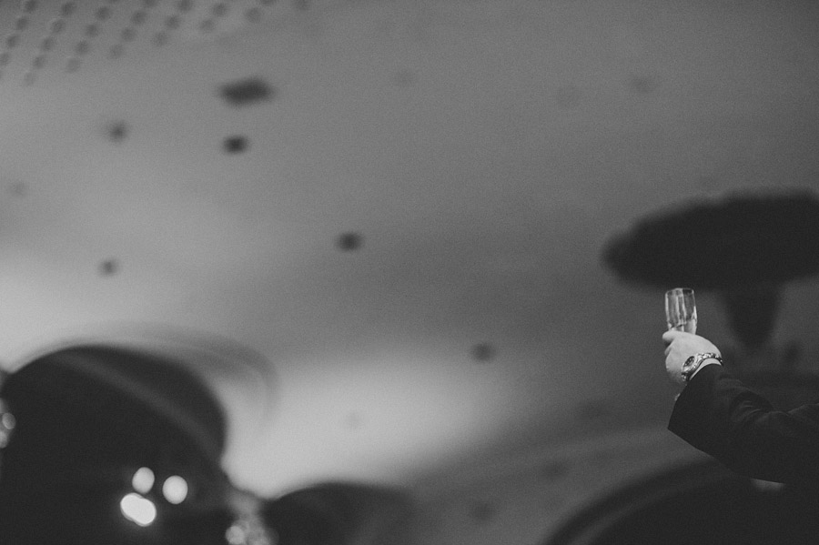 toasting at a wedding