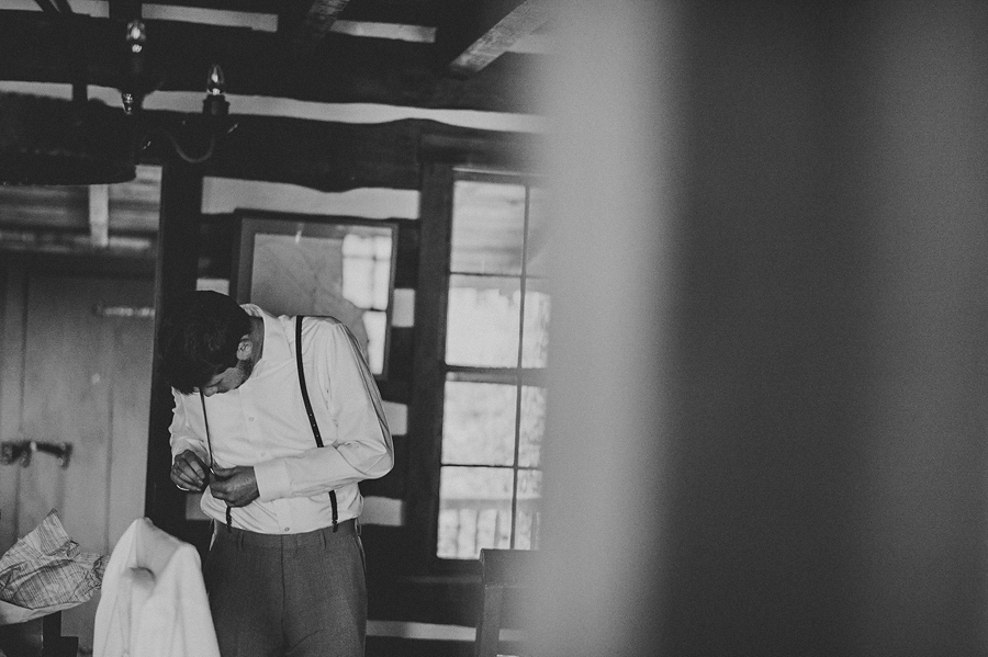 15 groom getting ready in cabin groom getting ready in cabin