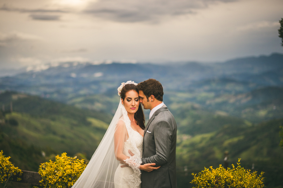 42 bride and groom on mountain side portrait bride and groom on mountain side portrait