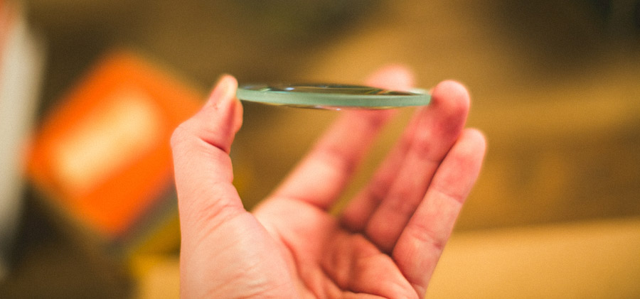convex lens for lens chimping
