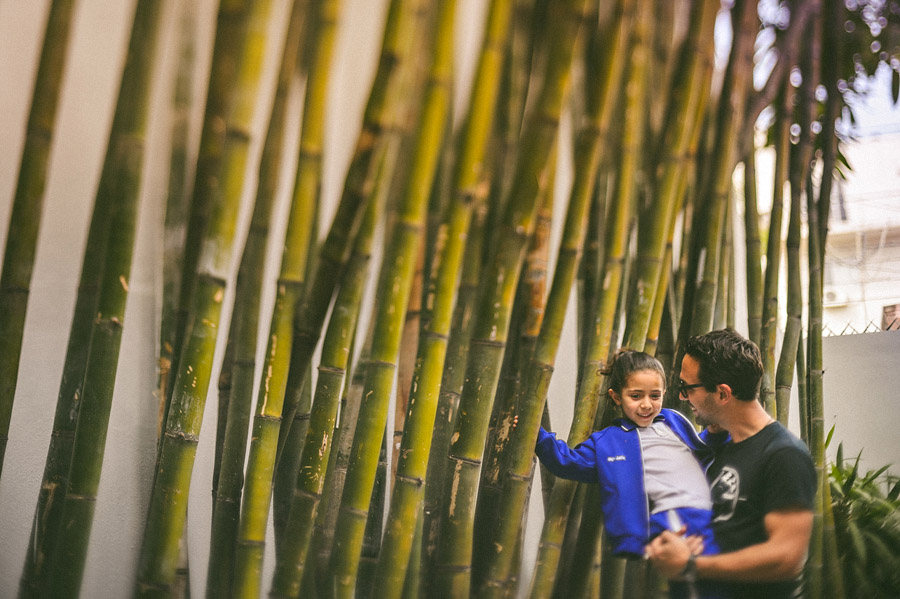 fer with his daughter in his home