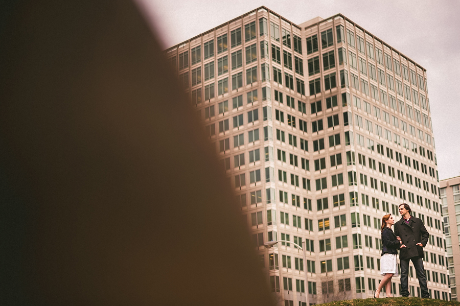 downtown sky scraper engagement