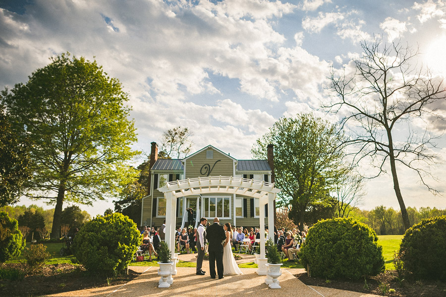 wedding ceremony outdoors