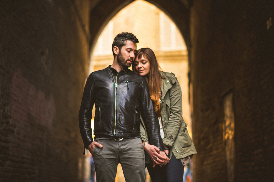 street portrait in siena italy