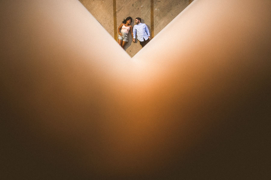artistic engagement and wedding photos