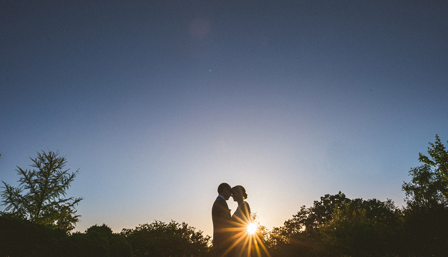 bride and groom creative portrait