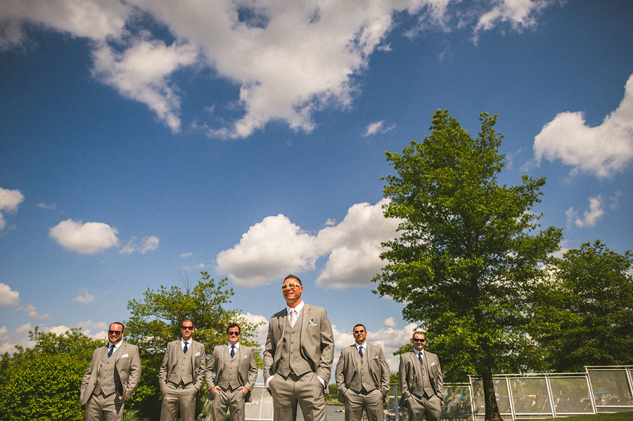 groom with groomsmen
