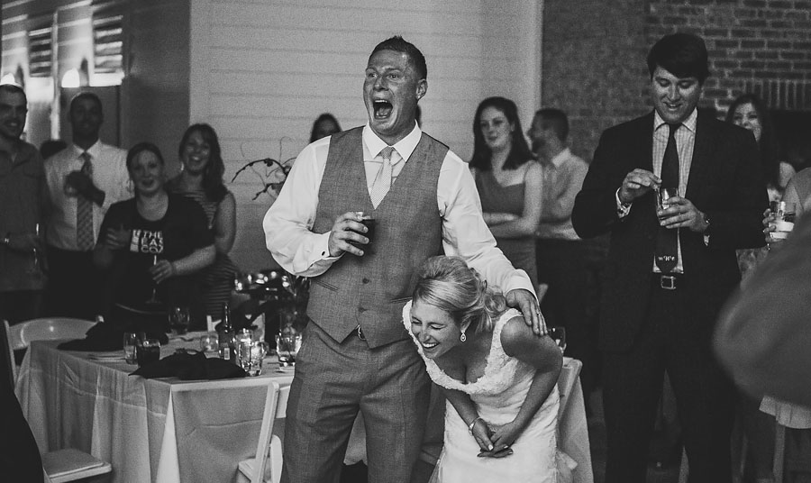 reception with toasts