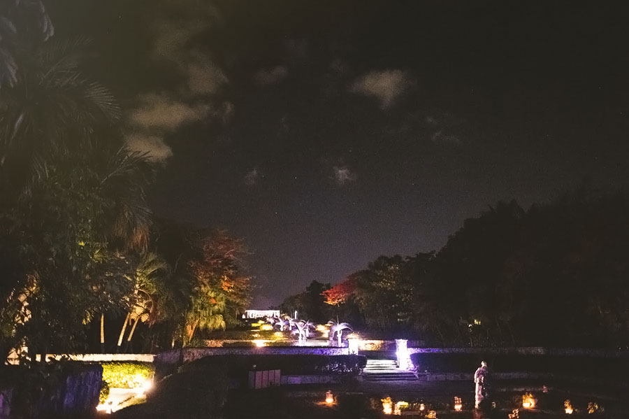 cloisters at night