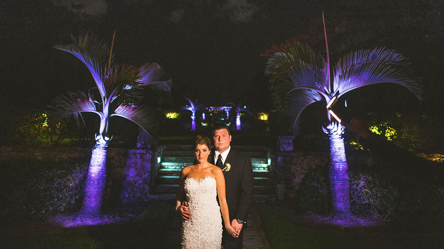 cloisters wedding photos at night
