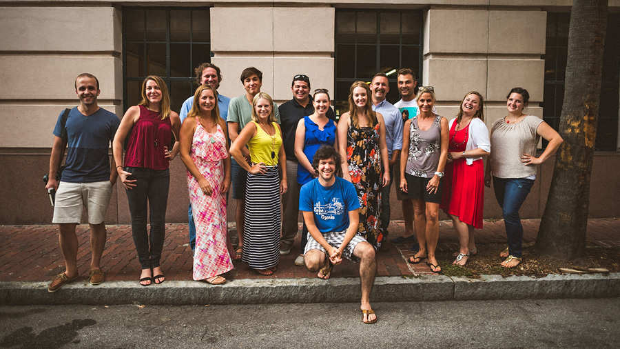 group photo from the epic workshop review