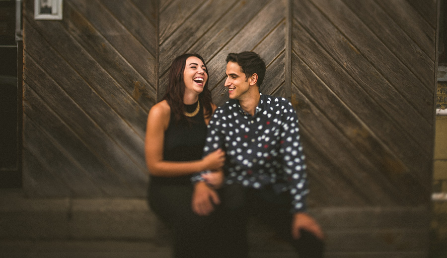 couple in love laughing