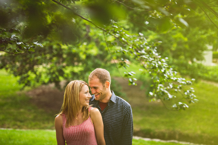 couple laughing with eachother