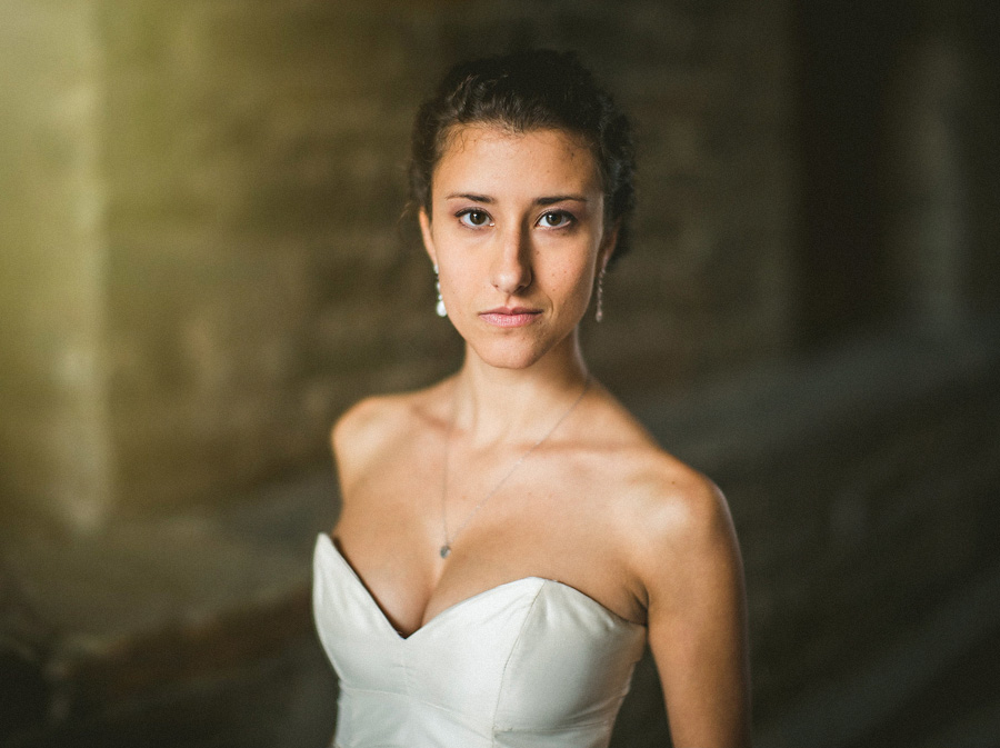 epic portait of a bride