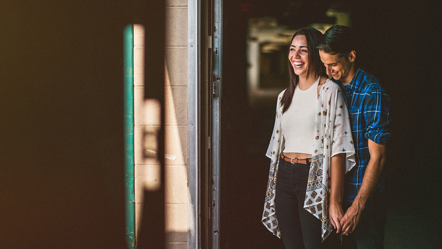 laughing couple