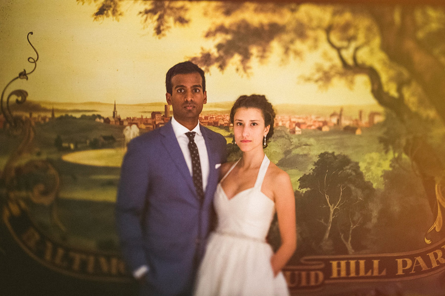 tilt shift wedding photos in baltimore