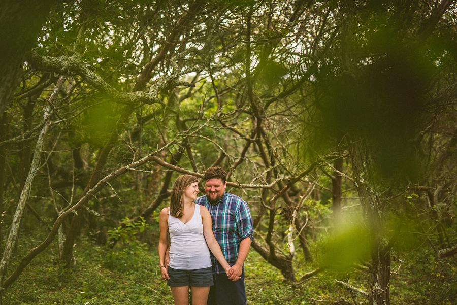 engagement session on harkers island