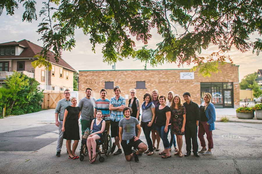 group of attendees from milwaukee workshop