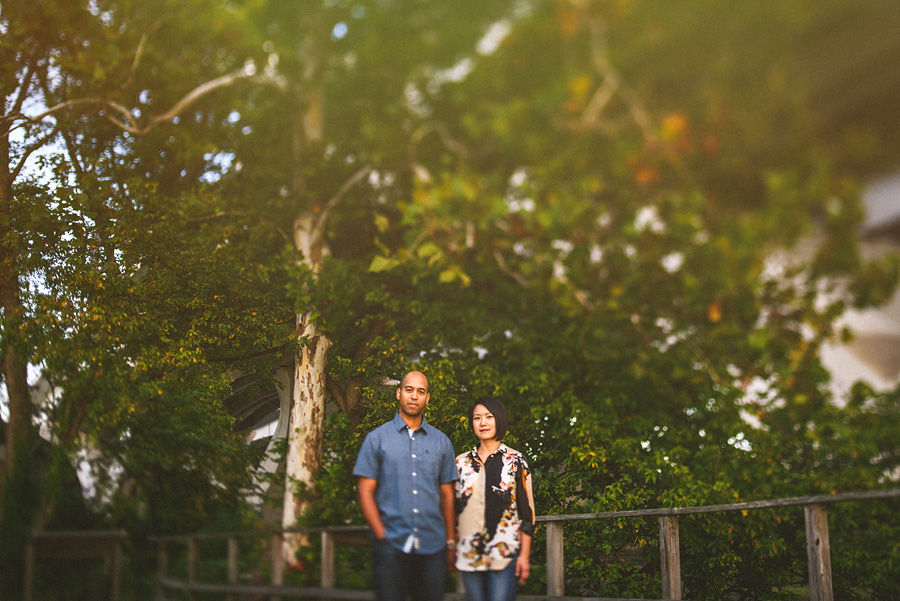stoic portrait of a couple