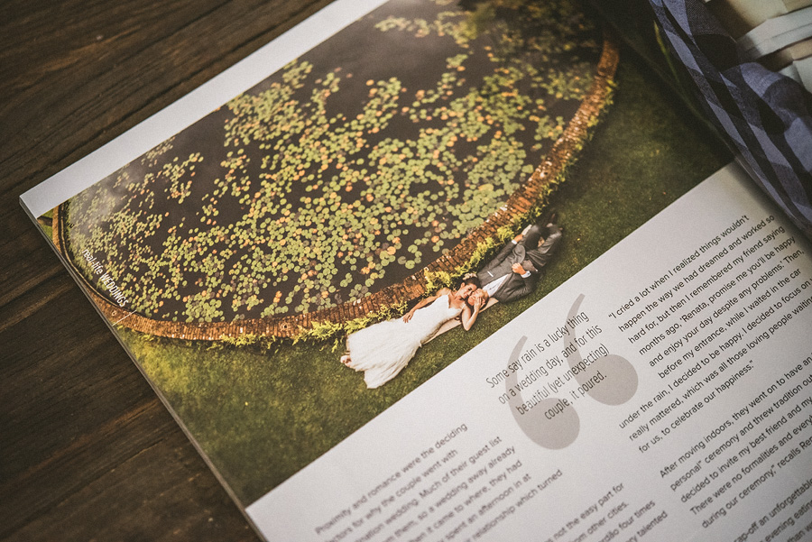 wedding photo featured in close up