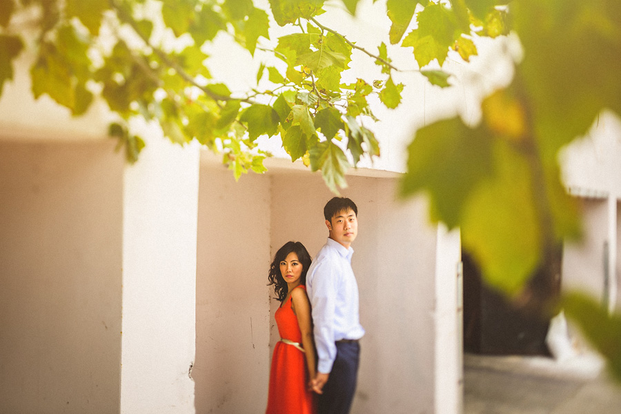 serious stoic couple portrait
