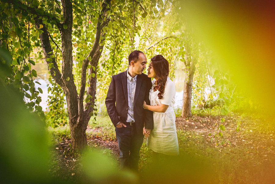 awesome trees with couple on love