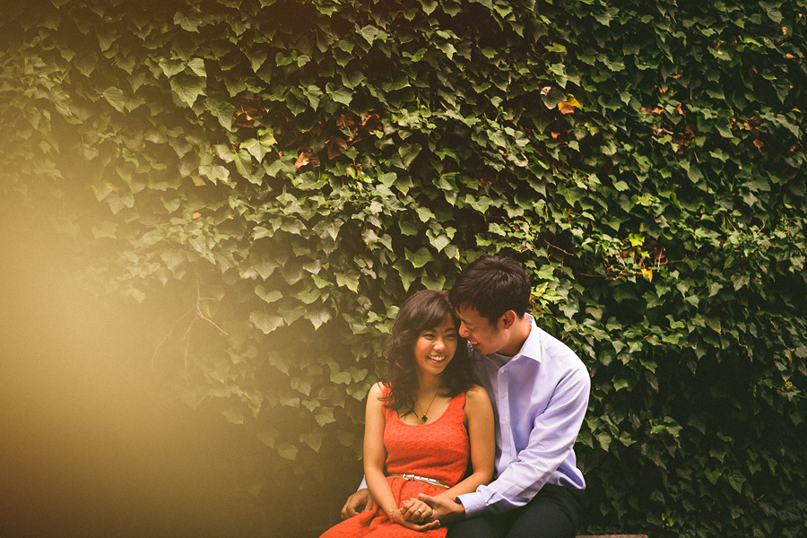 couple laughing with eachother
