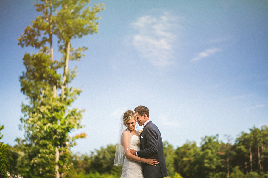 bride and groom in virginia wedding day