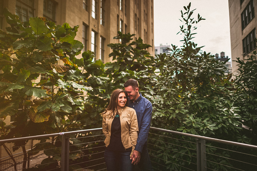 nyc highline engagment session