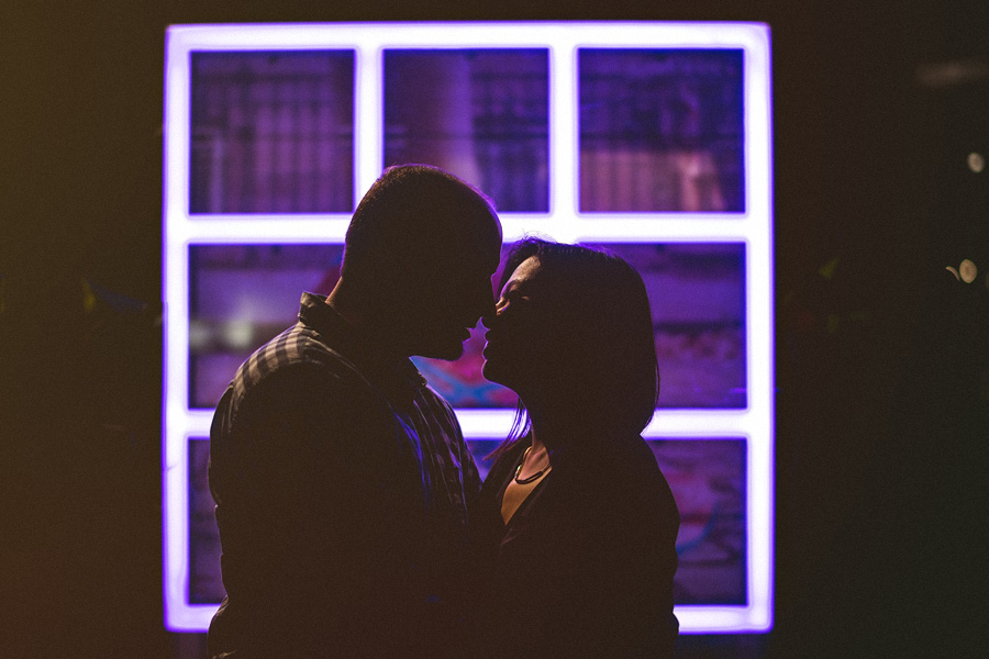 creative night photos for wedding portraits