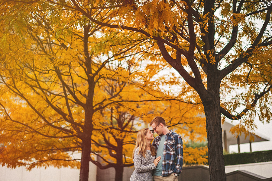 fall time in dc engagement session at kennedy center
