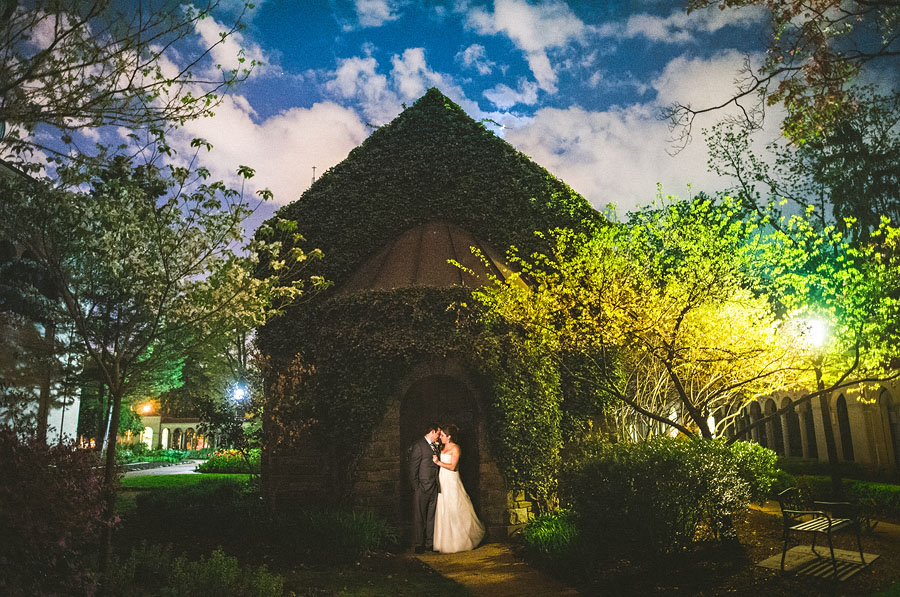 70 night time wedding portrait of bride and groom night time wedding portrait of bride and groom