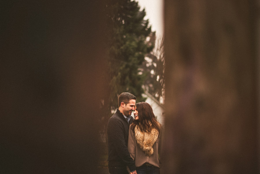 engagement photos of a couple