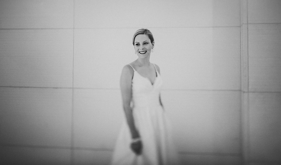 brides artist portrait with tilt shift