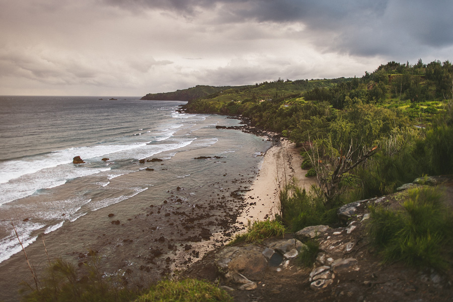 coastal shore in maui hawaii