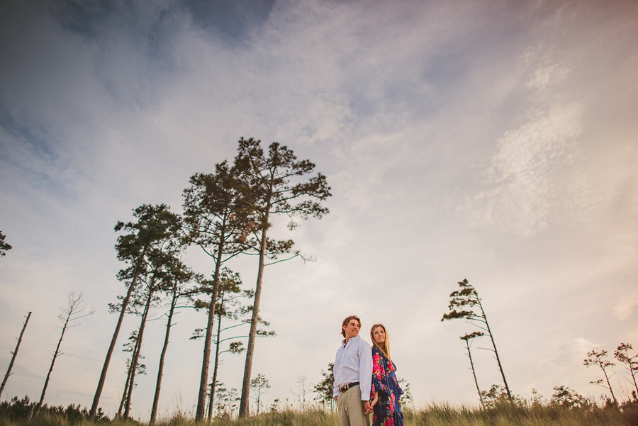 wide portrait of couple in love