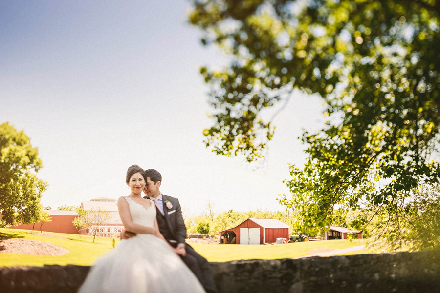 tilt shift wedding photos