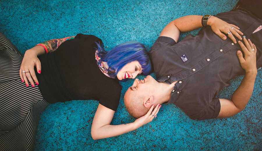 rock and roll bride portraits