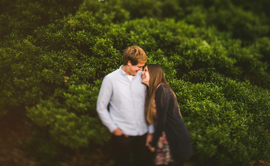 couple in love laughing togheter