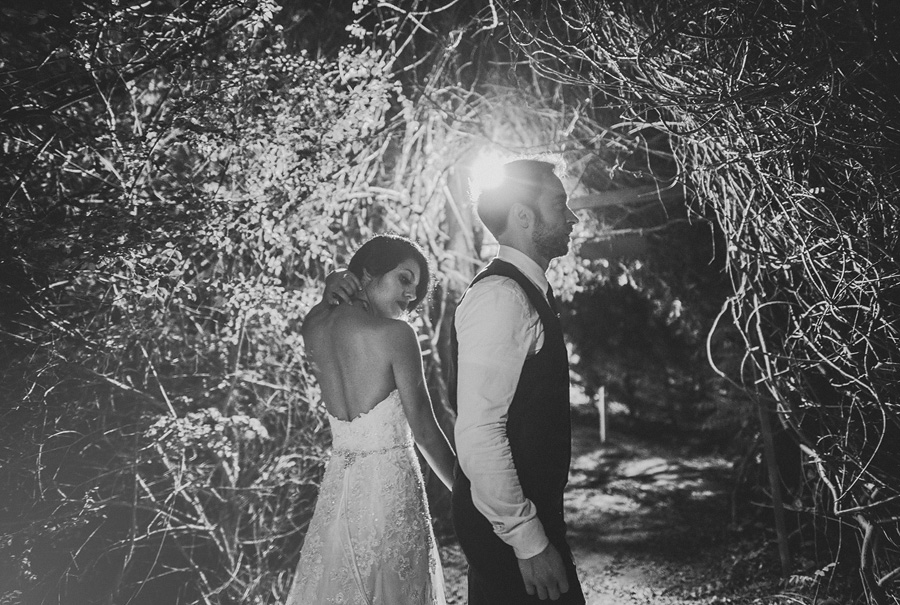 creative wedding portrait